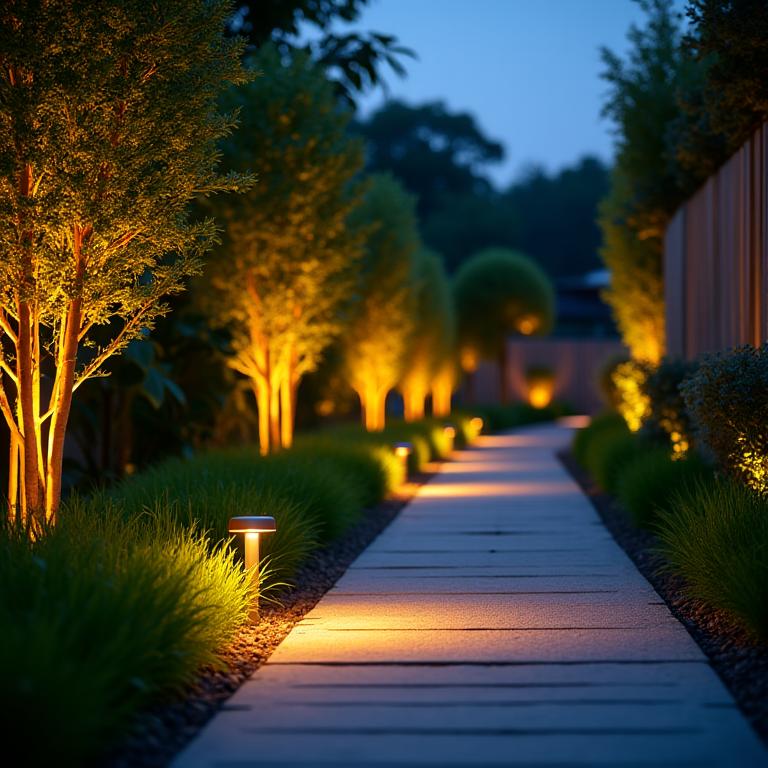 LED outdoor lighting design para sa garden ambiance