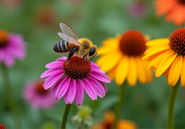 Pollinator habitat butterfly garden