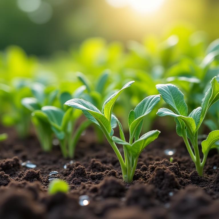 Smart irrigation system at drip technology
